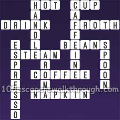 One Clue Crossword Coffee Answers | 94% Game Answers for 100 Escapers