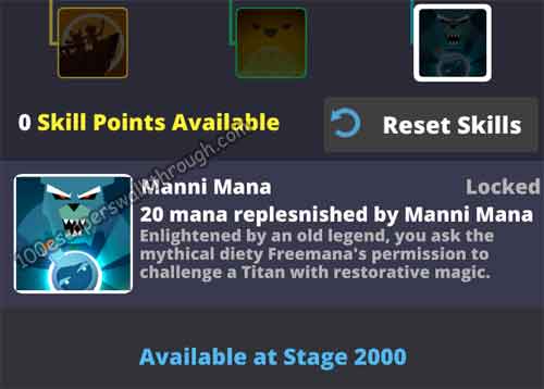 Tap Titans 2 Manni Mana Walkthrough 94 Game Answers For