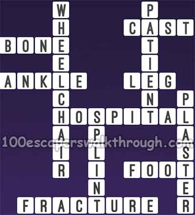 One Clue Crossword Broken Leg In Cast Answers 94% Game Answers for