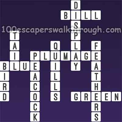 One Clue Crossword Peacock Answers 94% Game Answers for 100 Escapers