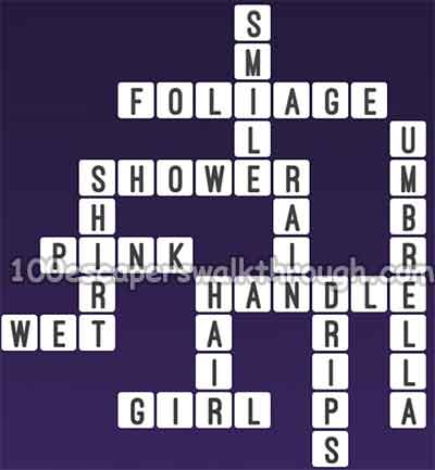 One Clue Crossword Umbrella Rain Answers 94% Game Answers for 100