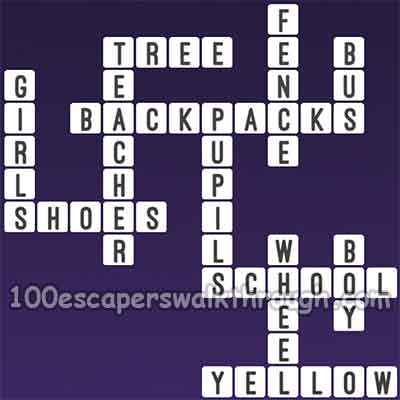 One Clue Crossword School Bus Answers 94% Game Answers for 100