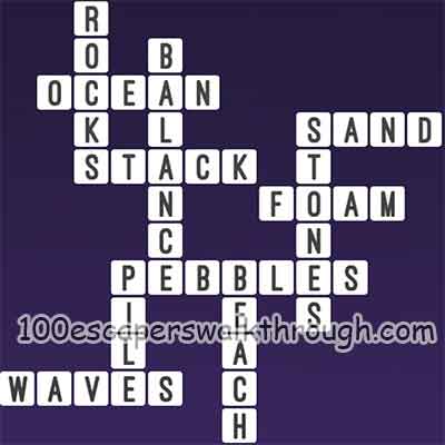 One Clue Crossword Rock Stacking On Beach Answer 94% Game Answers for